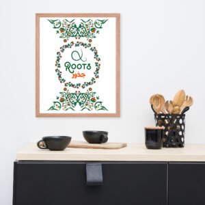 Roots Framed photo paper poster